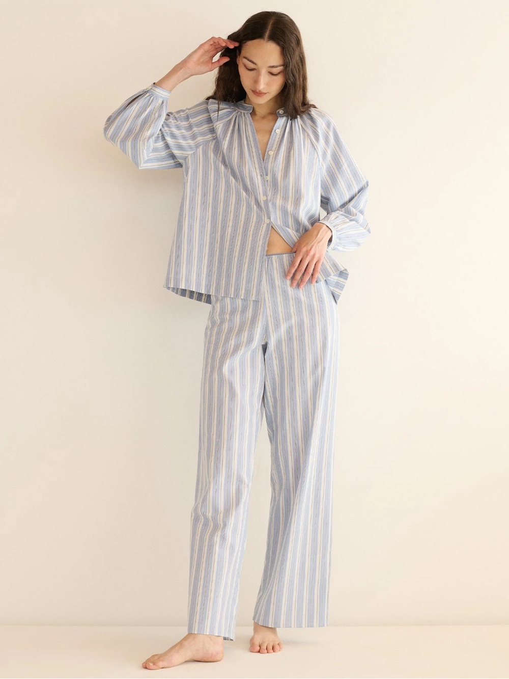 Down Lavona Pant - Loiret Stripe - Size XL